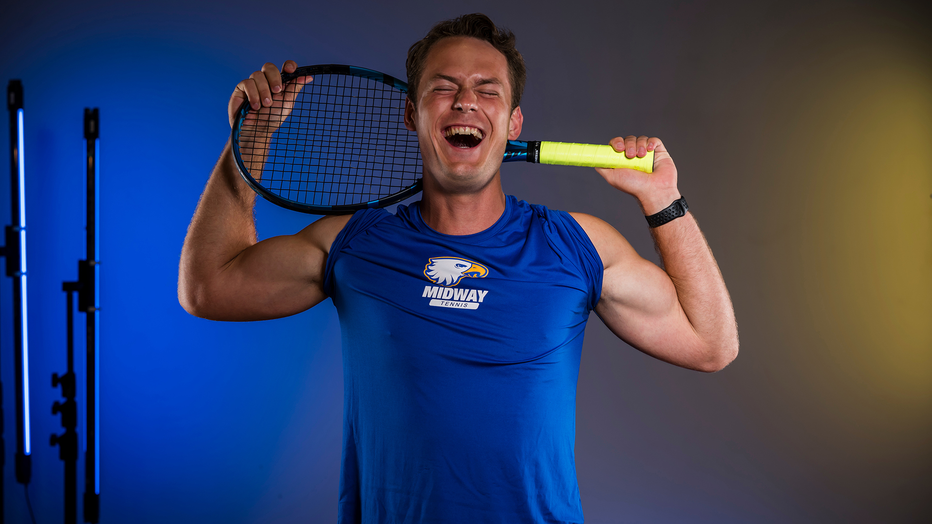 Midway men's tennis earned a 5-1 victory over Cedarville on Friday, winning three singles matches in three sets.