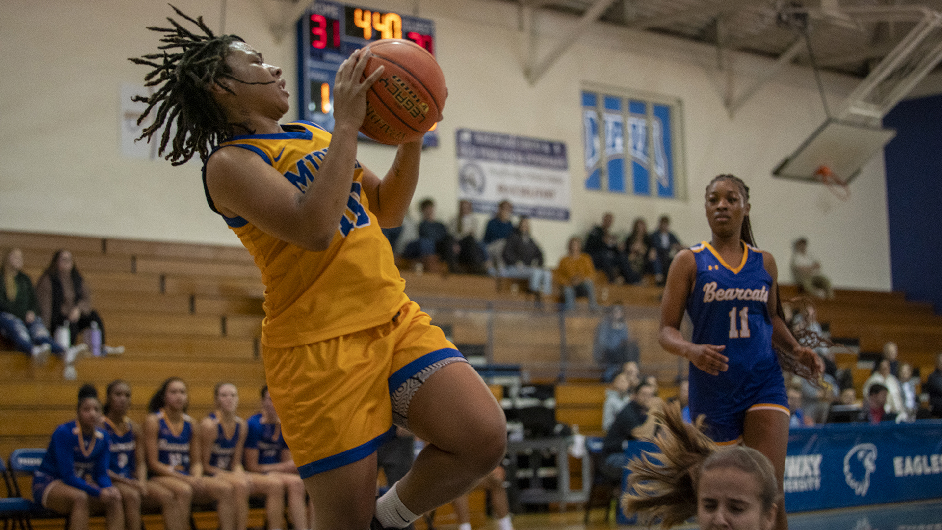 Jermyra Christian led Midway with 13 points and five assists Saturday. Her final assist set up the game-winning basket as the Eagles held on to win a 74-70 thriller over Shawnee State.