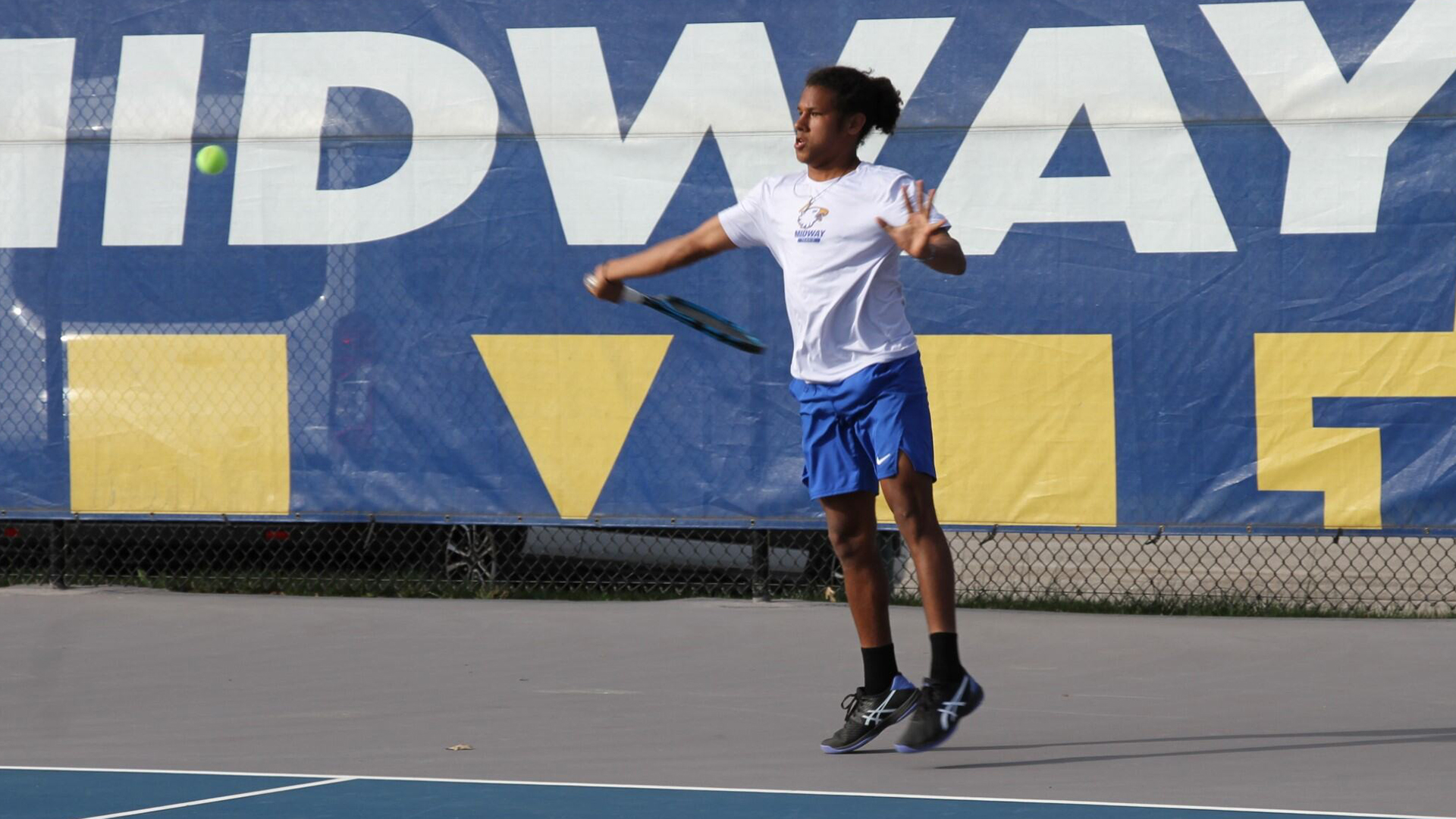 Manuel Mirabel helped Midway land a 7-0 win at Brescia Friday with a 6-2 win with Malon Haverkamp at No. 3 doubles.