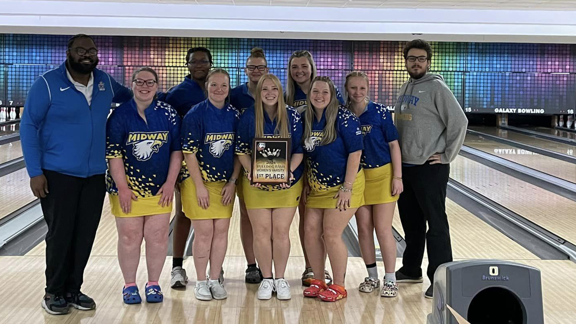 The Midway women's bowling team opened the 2024-25 year with a win at the Bulldog Bash in Richmond.